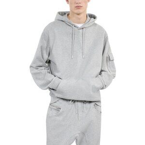 The Kooples Grey Hoodie Cotton Mens Size Small $275
